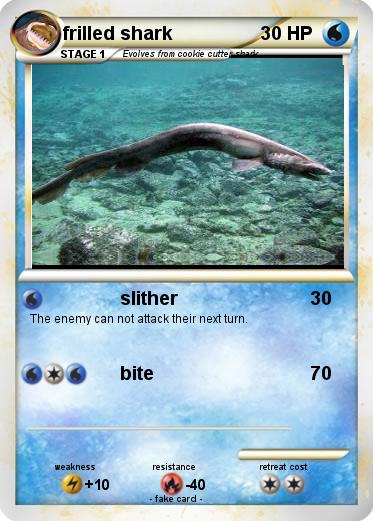 Pokemon frilled shark