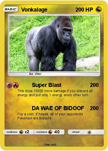 Pokemon Vonkalage