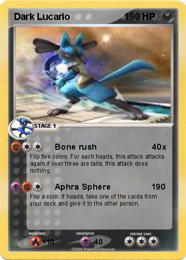 Pokemon Dark Lucario                     1