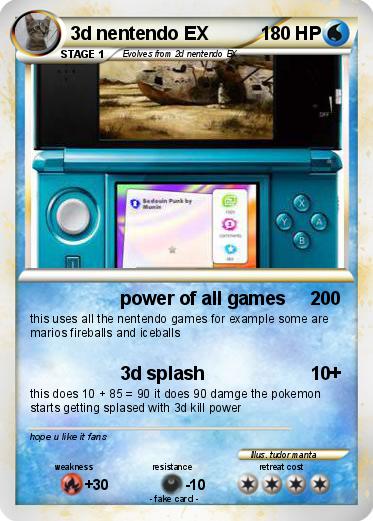Pokemon 3d nentendo EX