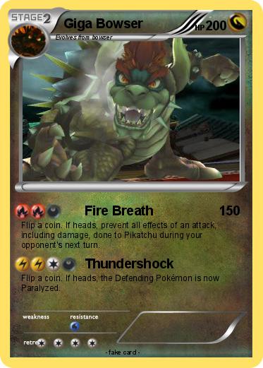 Pokemon Giga Bowser