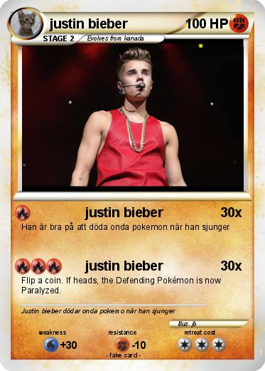 Pokemon justin bieber