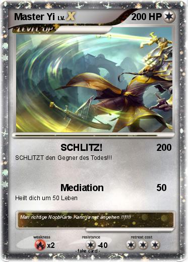 Pokemon Master Yi
