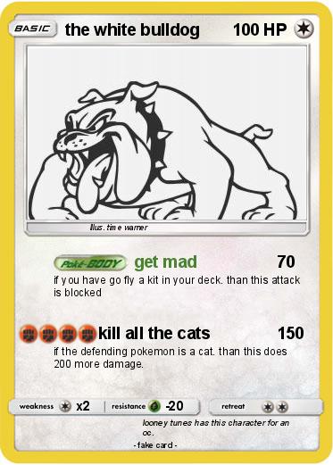 Pokemon the white bulldog