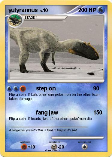 Pokemon yutyrannus