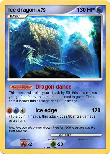 Pokemon Ice dragon