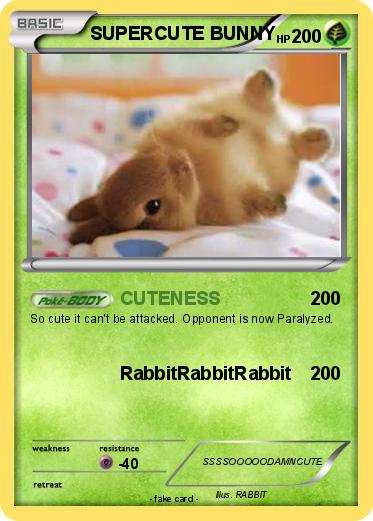 Pokemon SUPERCUTE BUNNY
