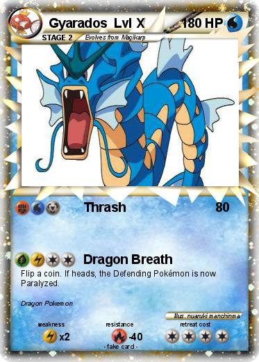 Pokemon Gyarados  Lvl X