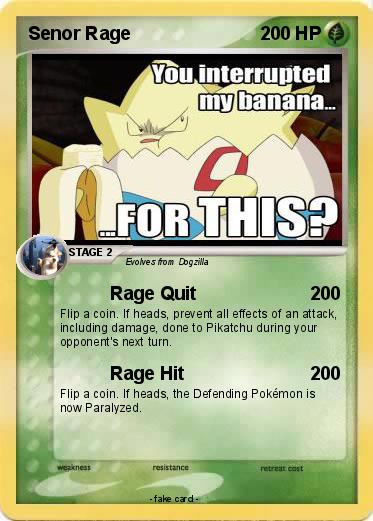 Pokemon Senor Rage