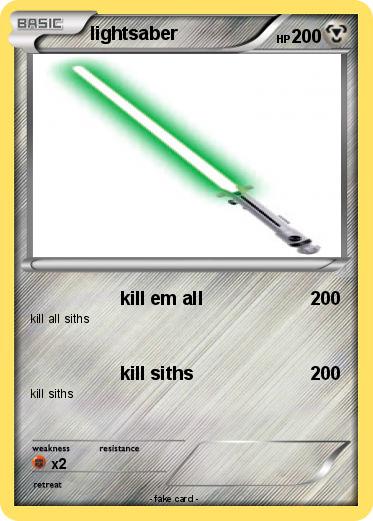 Pokemon lightsaber