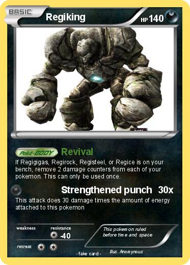 Pokemon Regiking