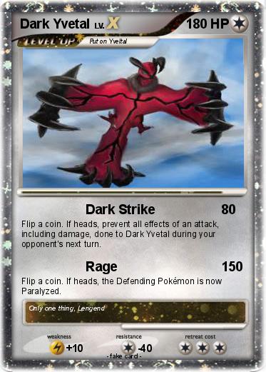 Pokemon Dark Yvetal