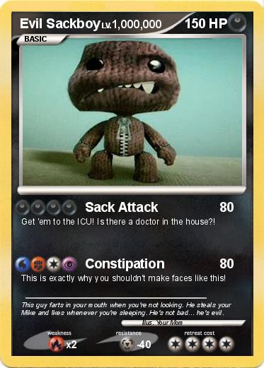 Pokemon Evil Sackboy