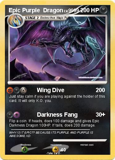Pokemon Epic Purple  Dragon