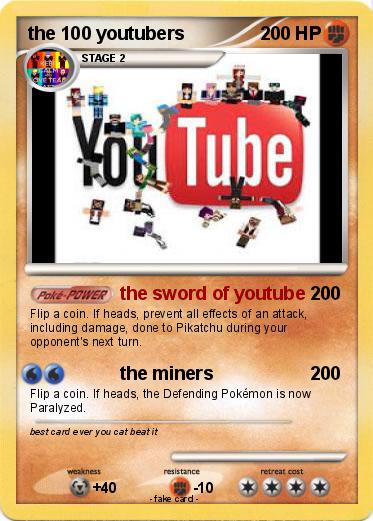 Pokemon the 100 youtubers