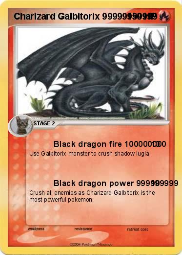 Pokemon Charizard Galbitorix 99999999999
