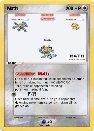 Pokemon Math