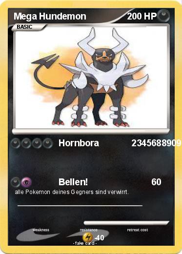 Pokemon Mega Hundemon