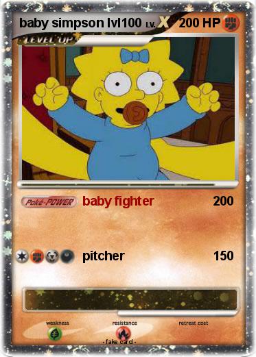 Pokemon baby simpson lvl100