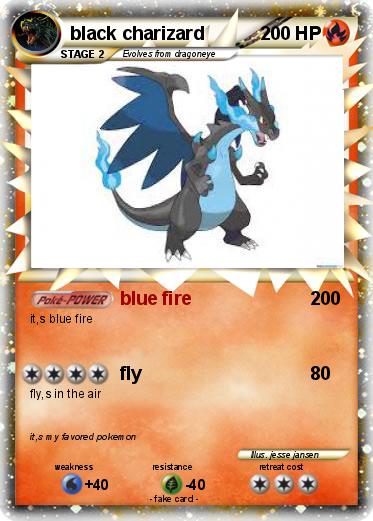 Pokemon black charizard