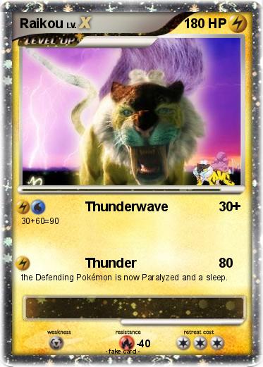 Pokemon Raikou