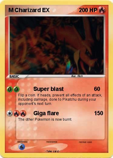 Pokemon M Charizard EX