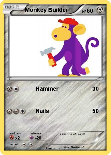 Pokemon Monkey Builder