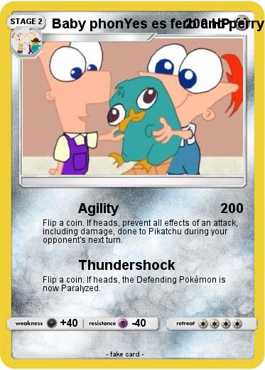 Pokemon Baby phonYes es ferb and perry