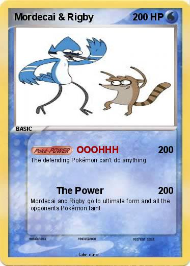 Pokemon Mordecai & Rigby