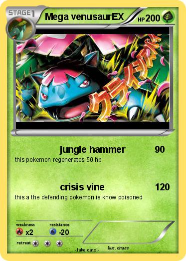 Pokemon Mega venusaurEX
