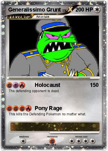 Pokemon Generalissimo Grunt