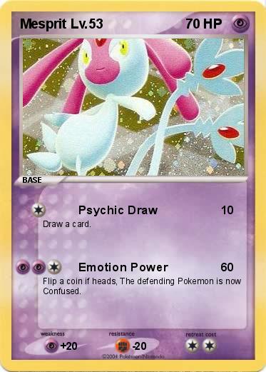 Pokemon Mesprit Lv.53