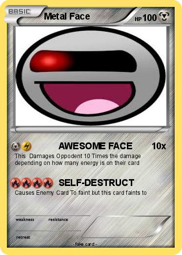 Pokemon Metal Face