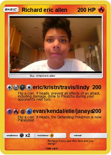 Pokemon Richard eric allen