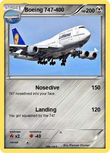 Pokemon Boeing 747-400