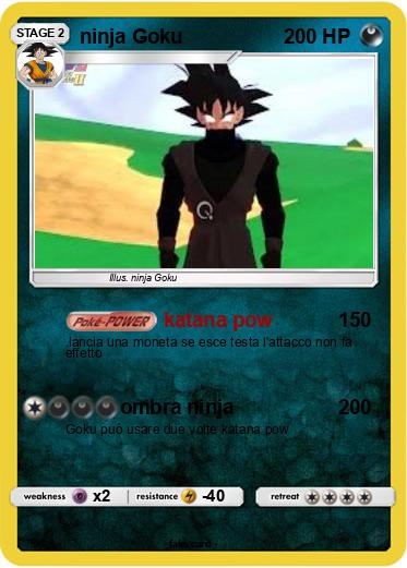 Pokemon ninja Goku