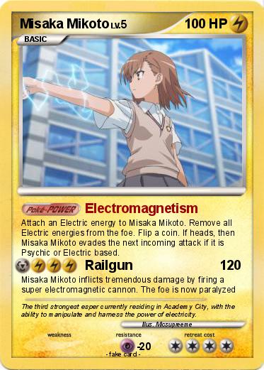 Pokemon Misaka Mikoto