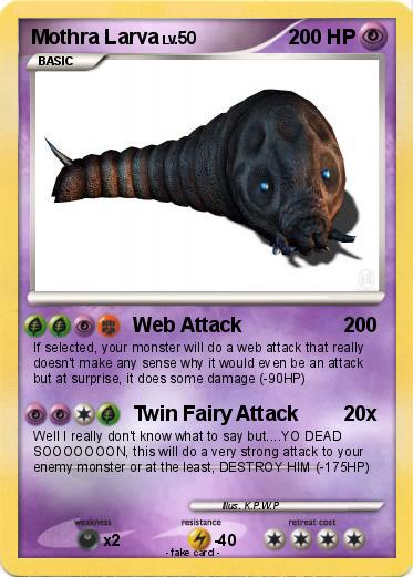 Pokemon Mothra Larva