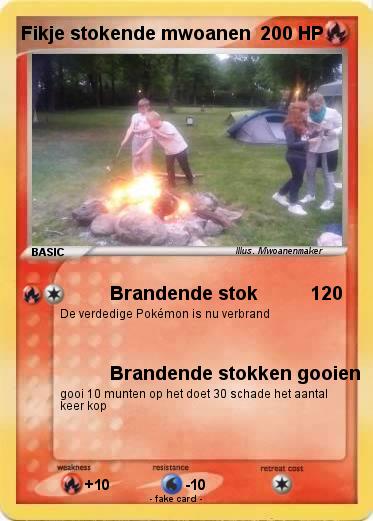 Pokemon Fikje stokende mwoanen
