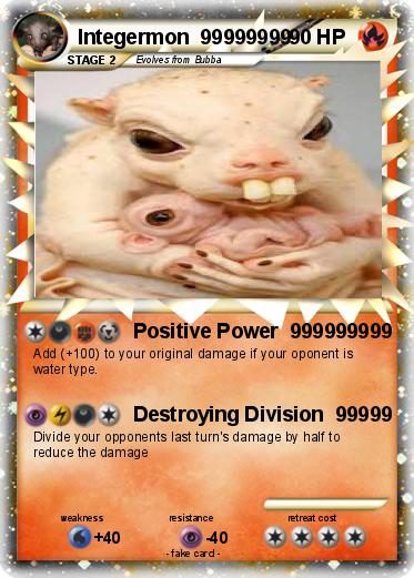 Pokemon Integermon  99999999