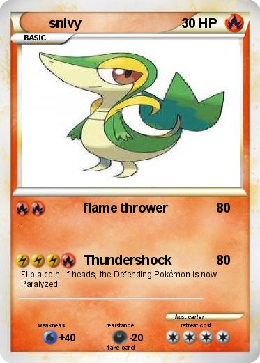 Pokemon snivy