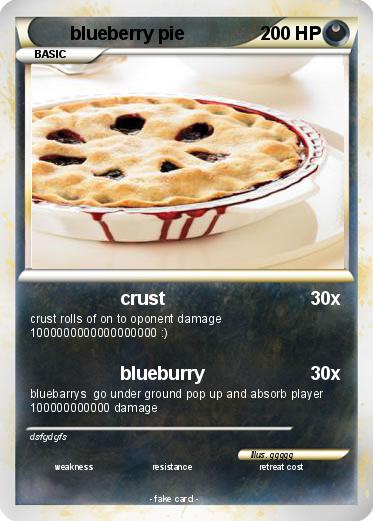 Pokemon blueberry pie