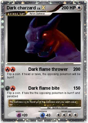 Pokemon Dark charzard
