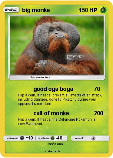 Pokemon big monke