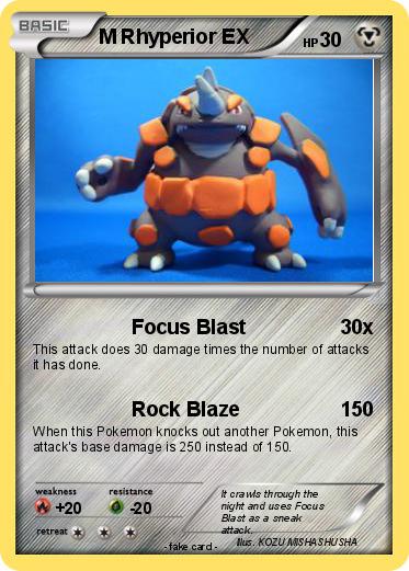 Pokemon M Rhyperior EX