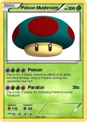 Pokemon Poison Mushroom
