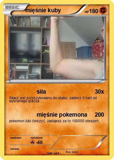 Pokemon mięśnie kuby
