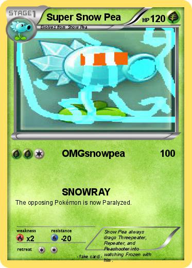 Pokemon Super Snow Pea