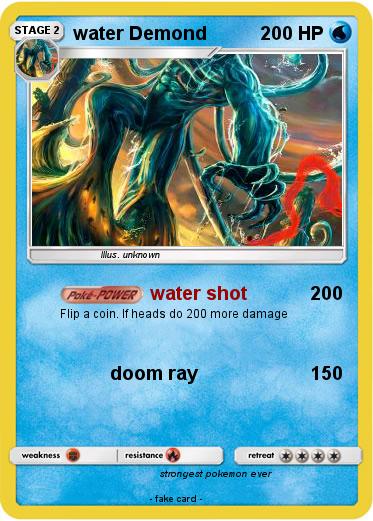 Pokemon water Demond