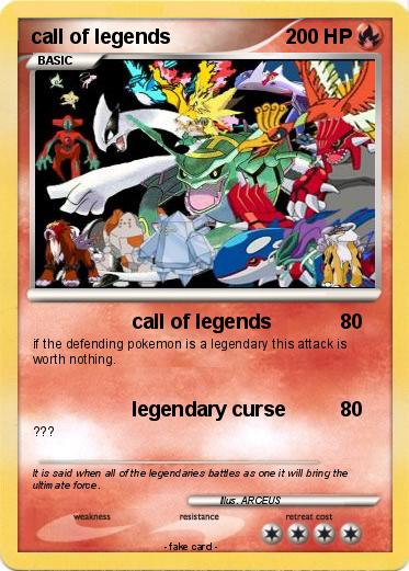 Pokemon call of legends